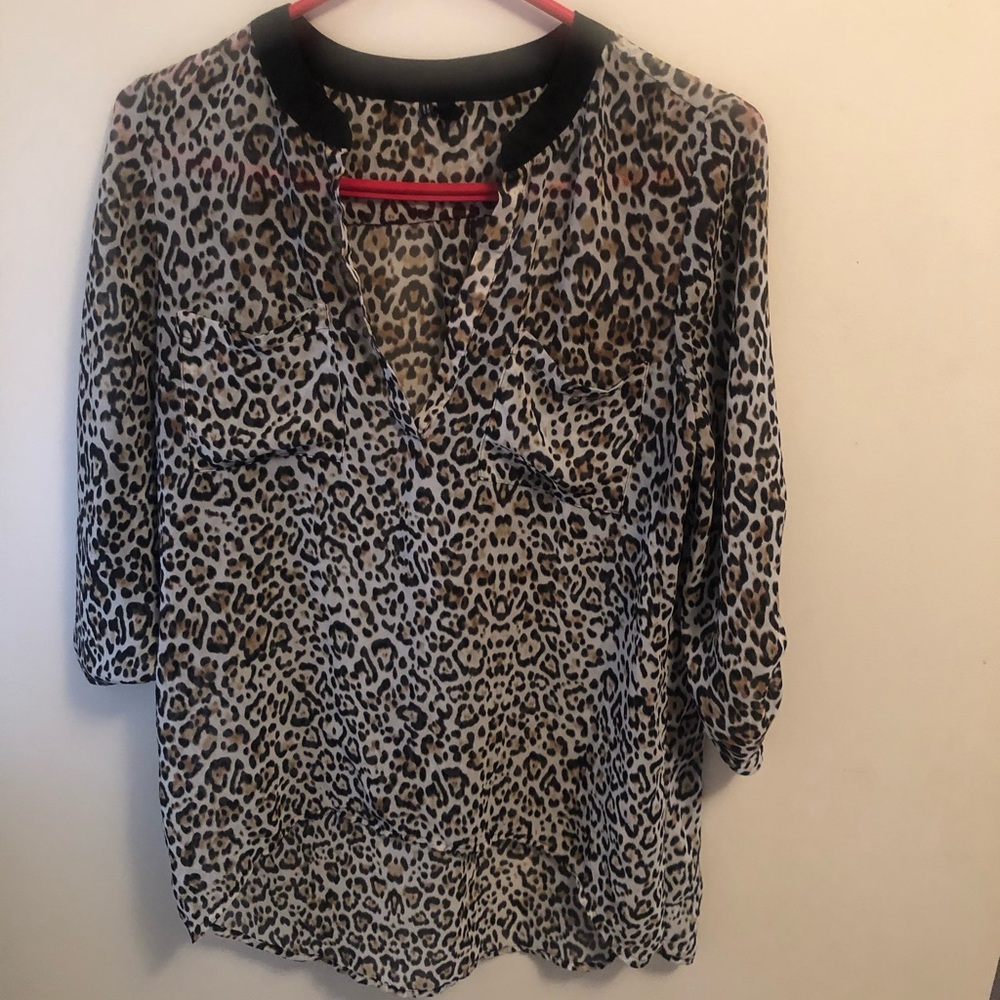 Maurices Women’s Cheetah print dress/casual blouse